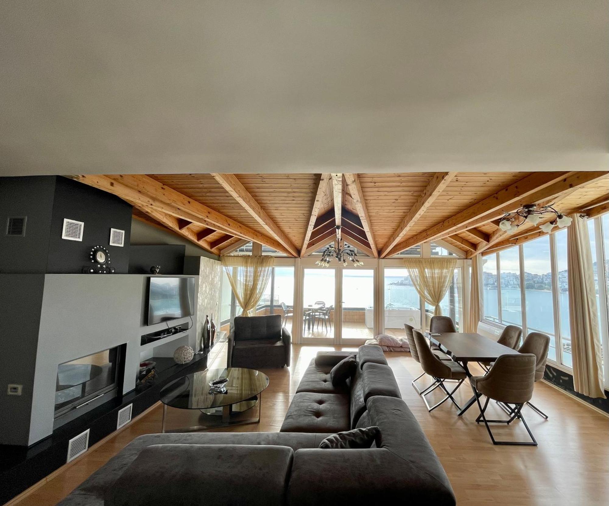 Seaview Golden Penthouse Apartment Sarande Exterior photo