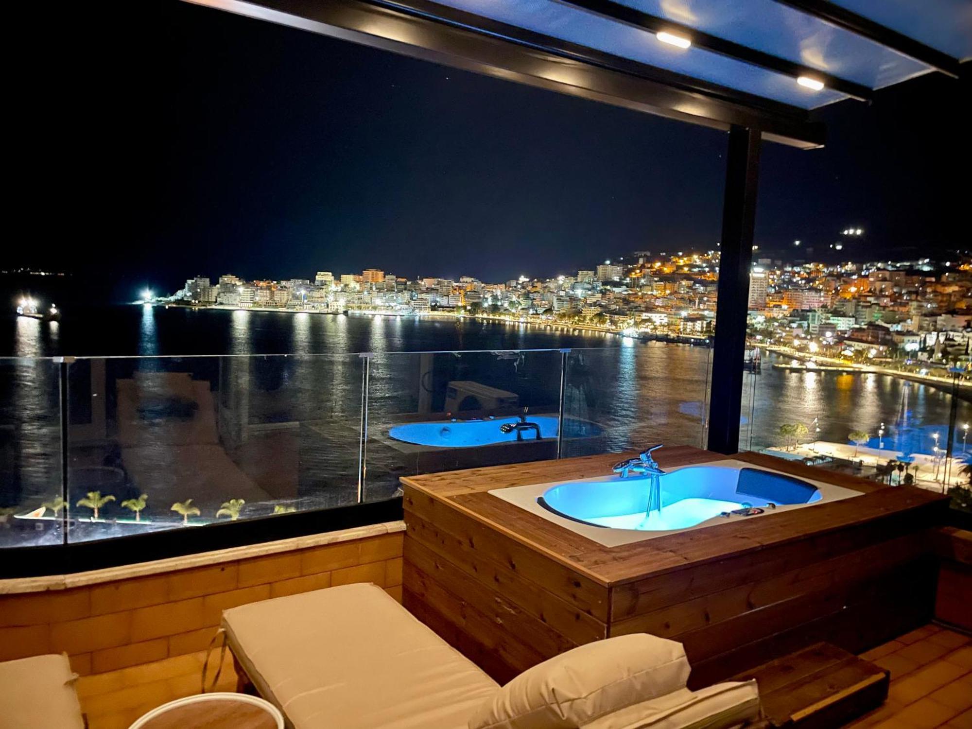 Seaview Golden Penthouse Apartment Sarande Exterior photo