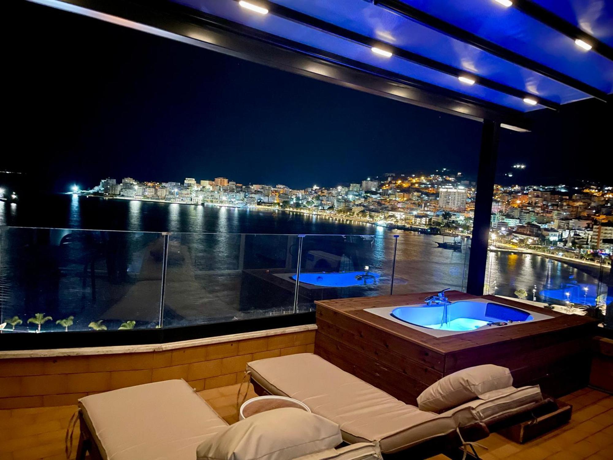 Seaview Golden Penthouse Apartment Sarande Exterior photo