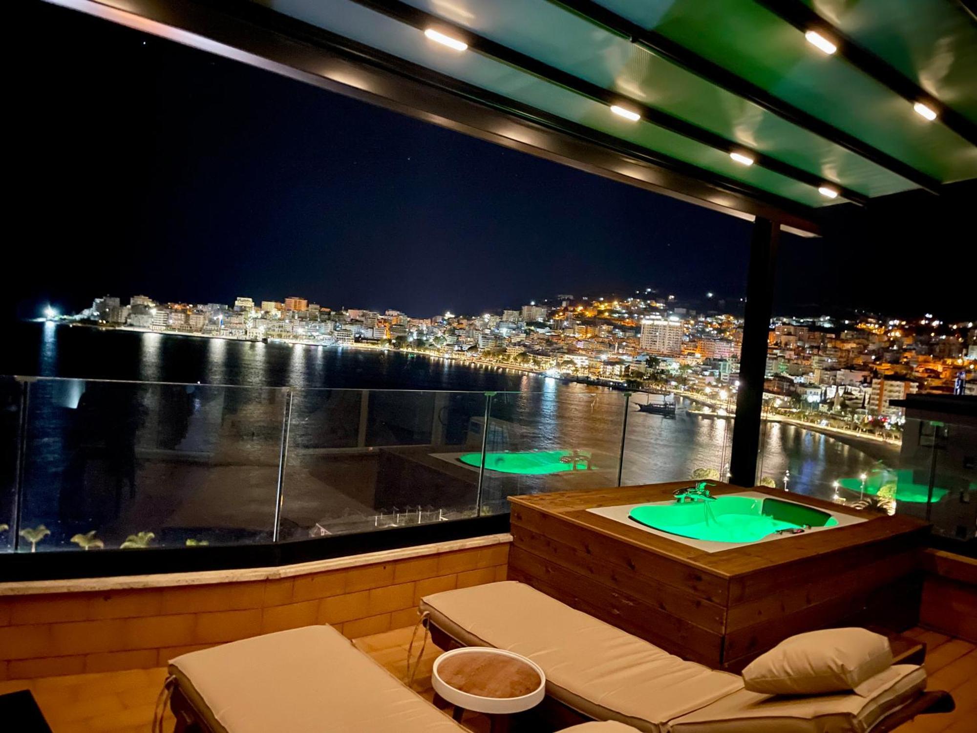 Seaview Golden Penthouse Apartment Sarande Exterior photo