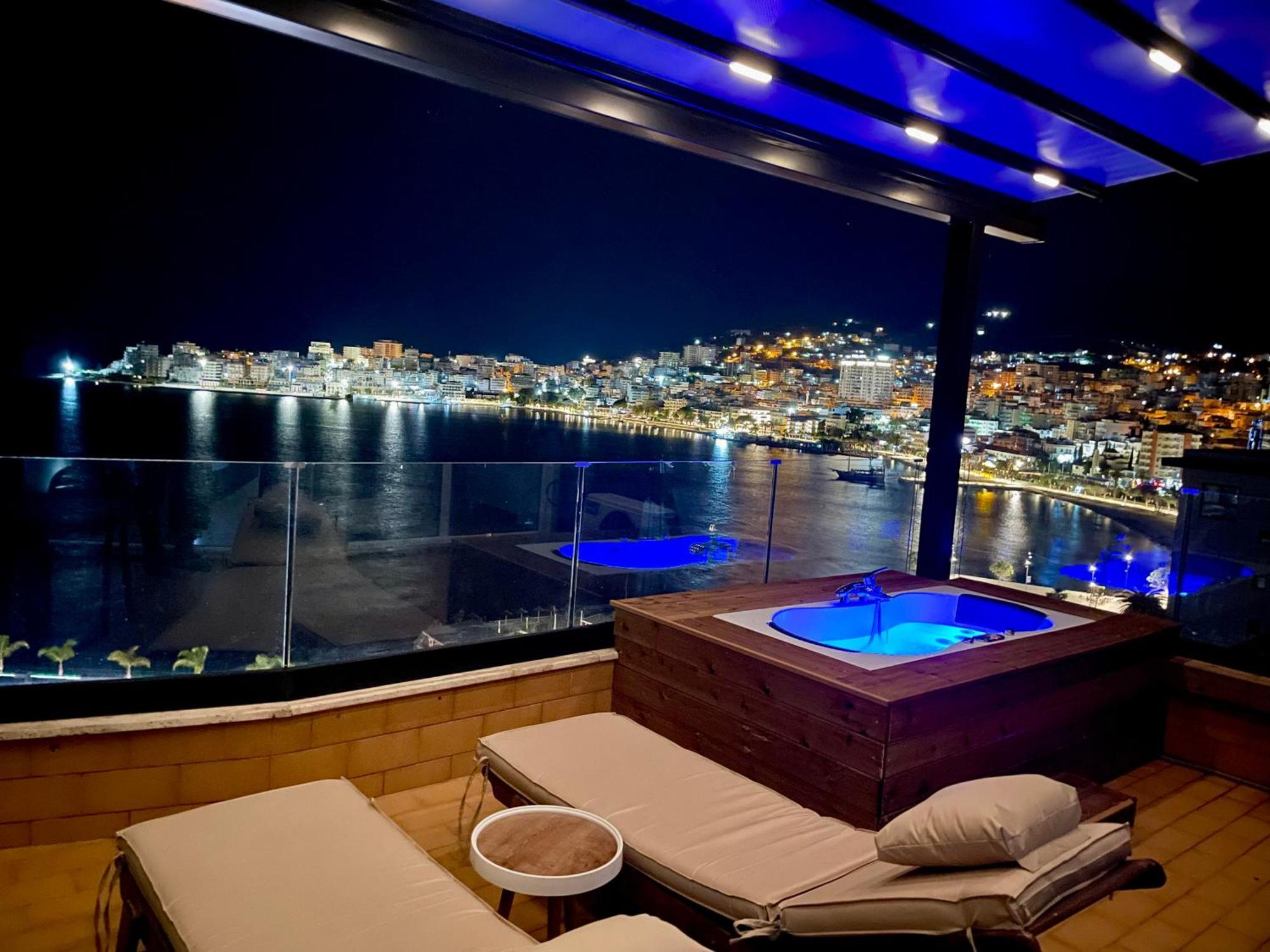 Seaview Golden Penthouse Apartment Sarande Exterior photo
