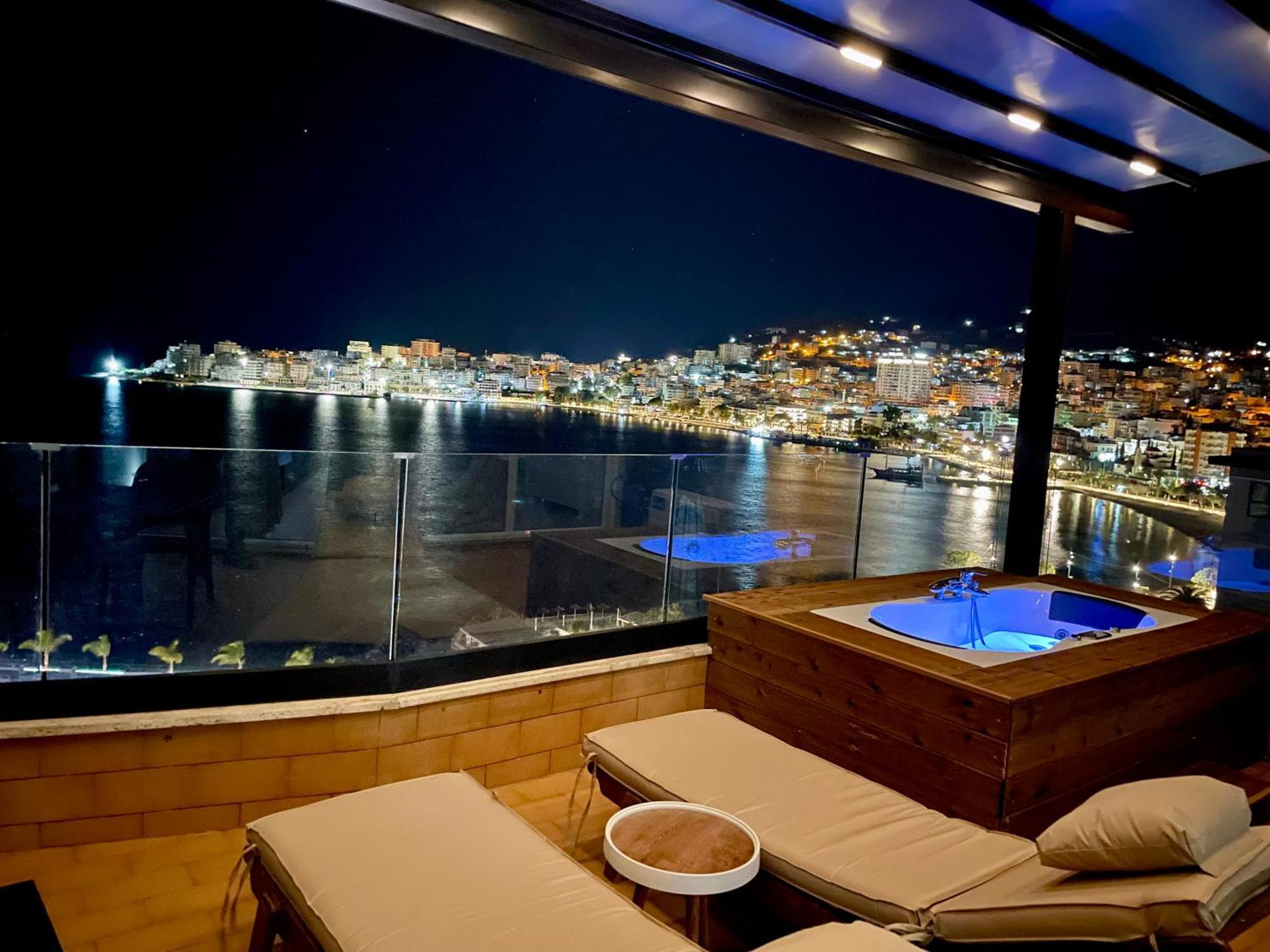 Seaview Golden Penthouse Apartment Sarande Exterior photo